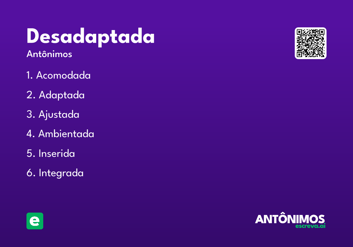 desadaptada
