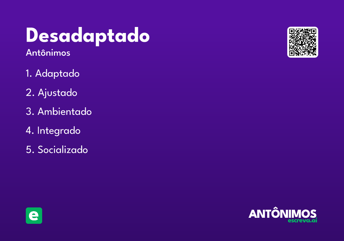 desadaptado