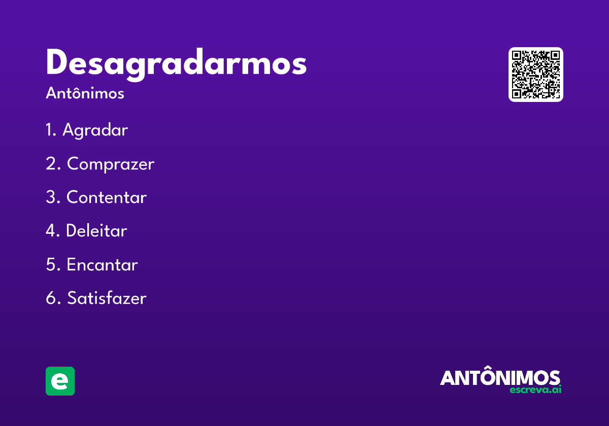 desagradarmos
