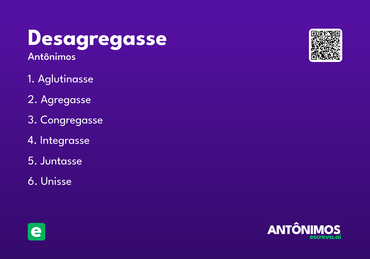 desagregasse