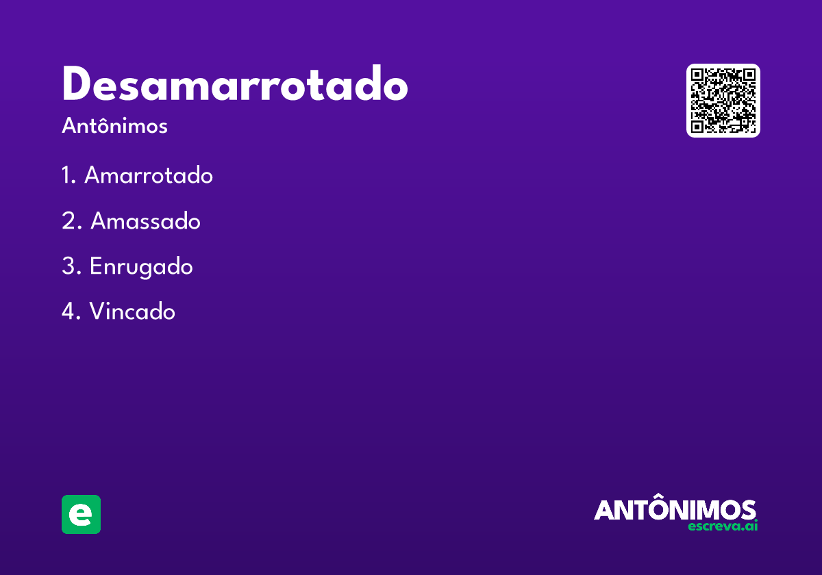 desamarrotado