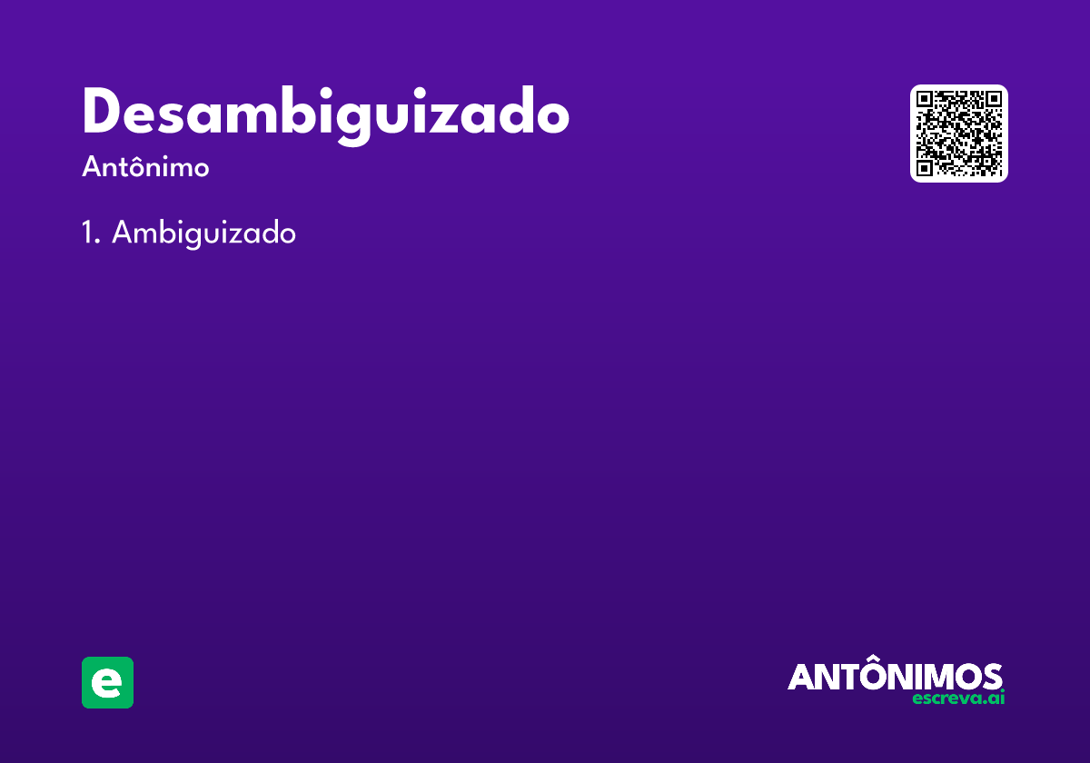 desambiguizado