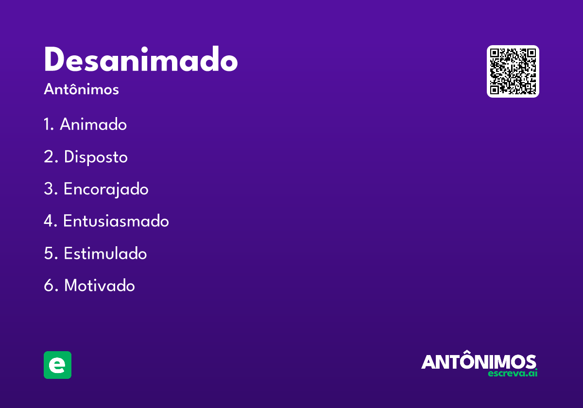 desanimado