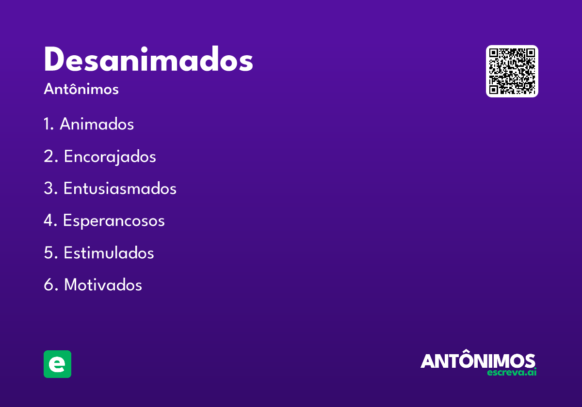 desanimados