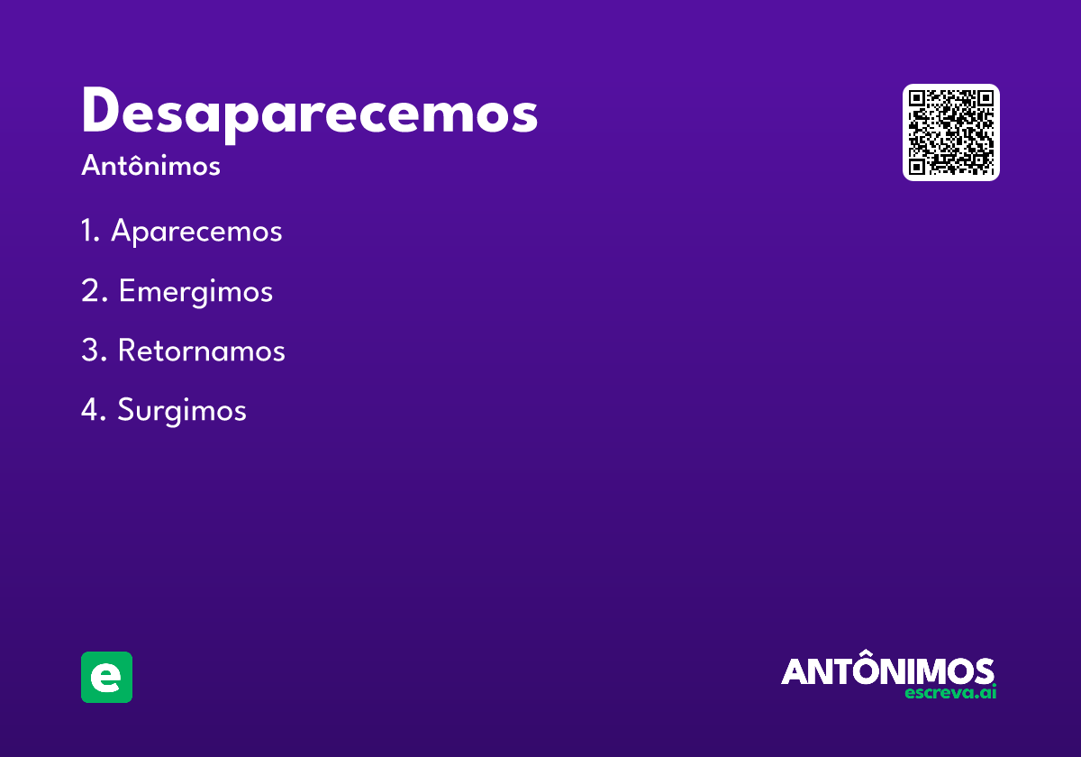 desaparecemos