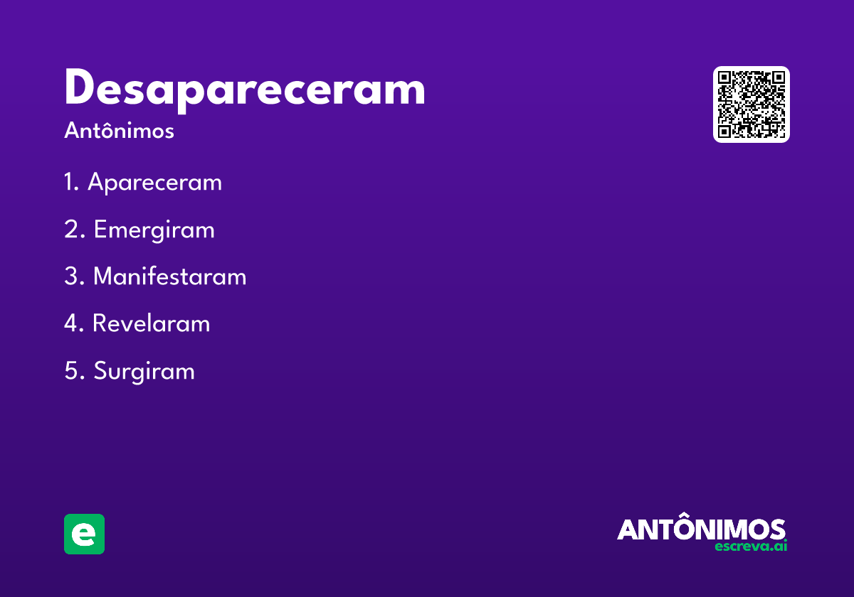 desapareceram