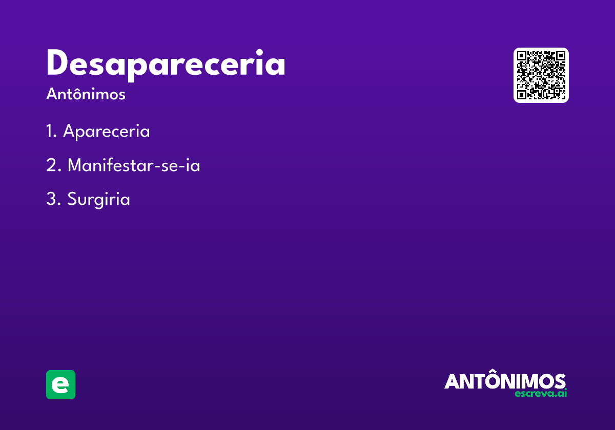desapareceria