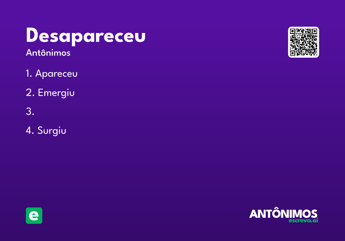desapareceu
