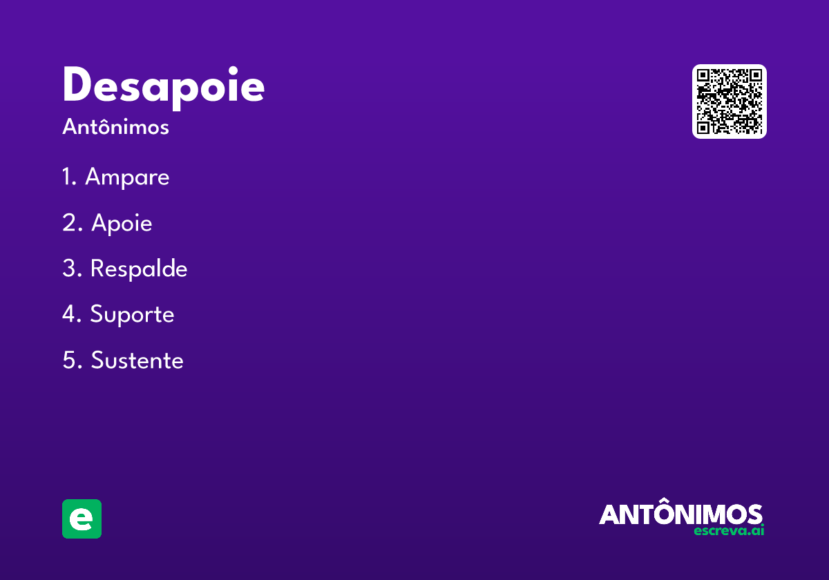 desapoie