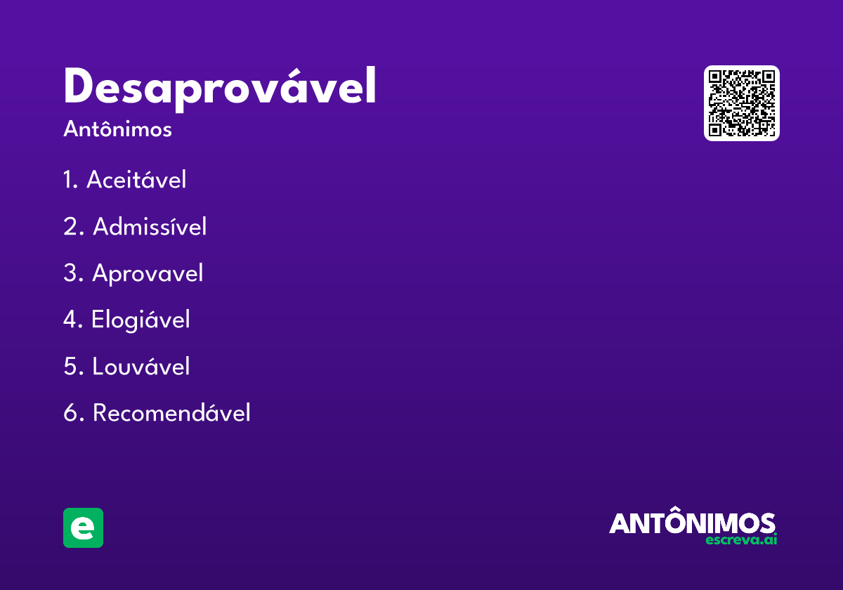 desaprovável