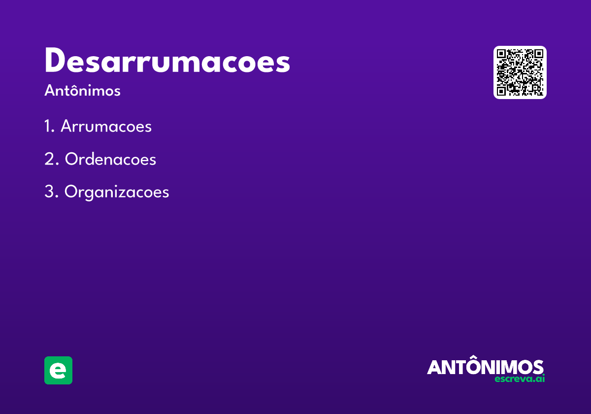 desarrumacoes