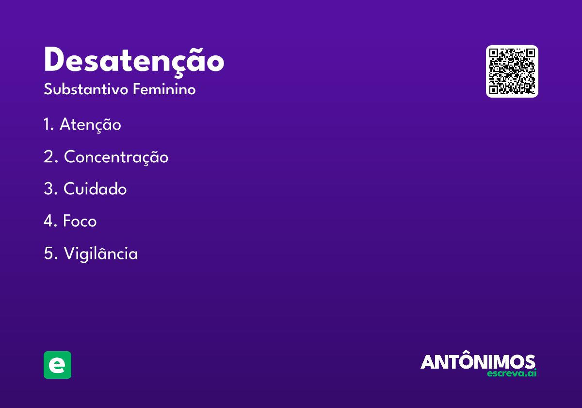 desatenção