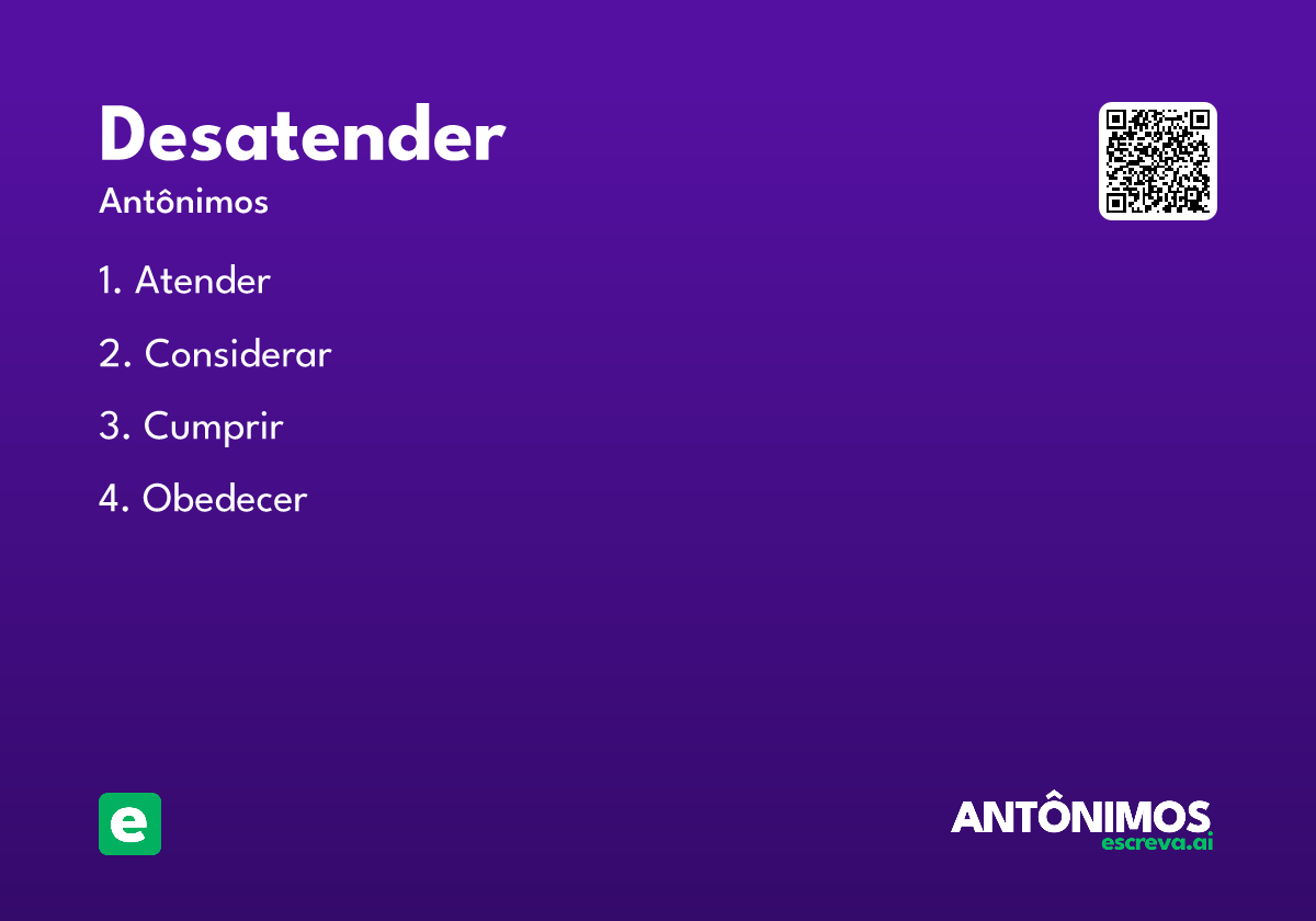 desatender