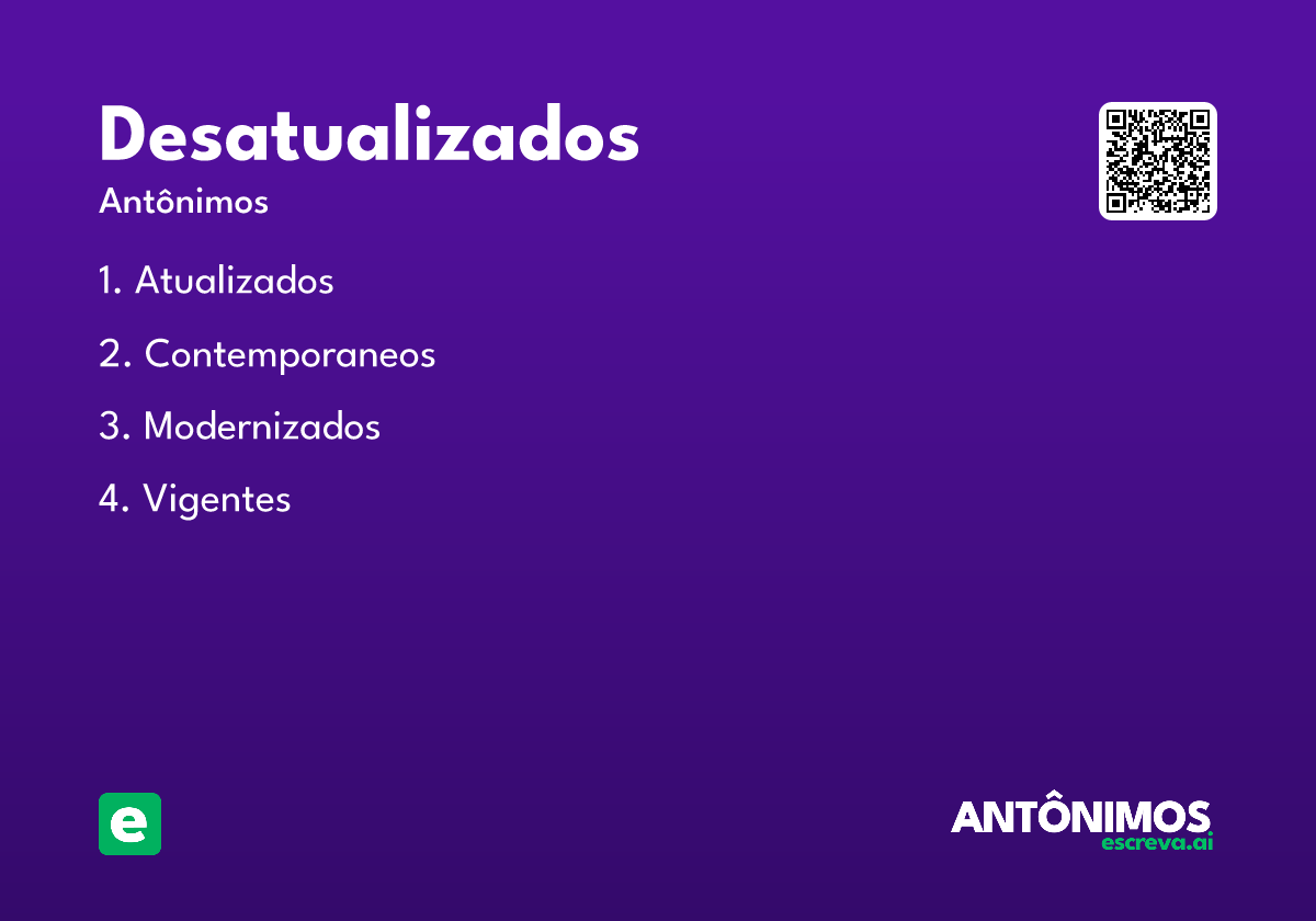 desatualizados
