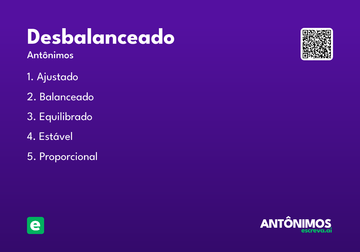 desbalanceado