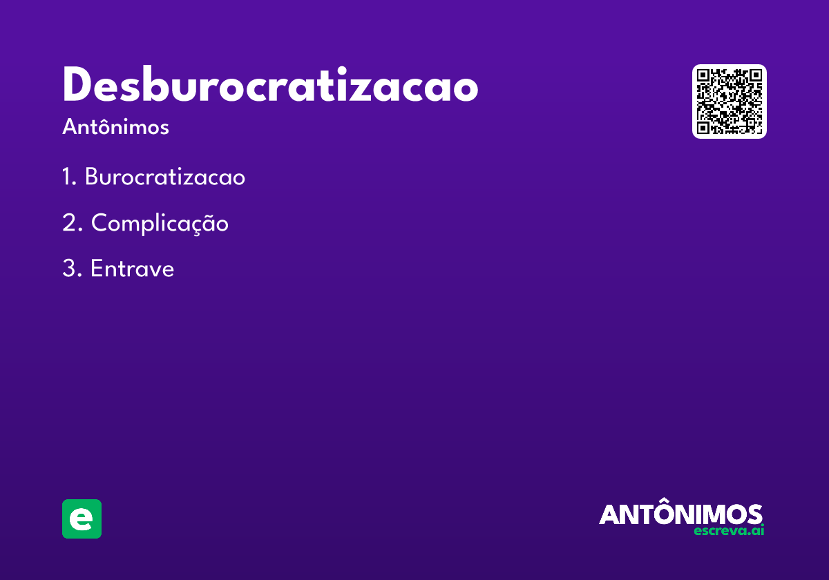 desburocratizacao