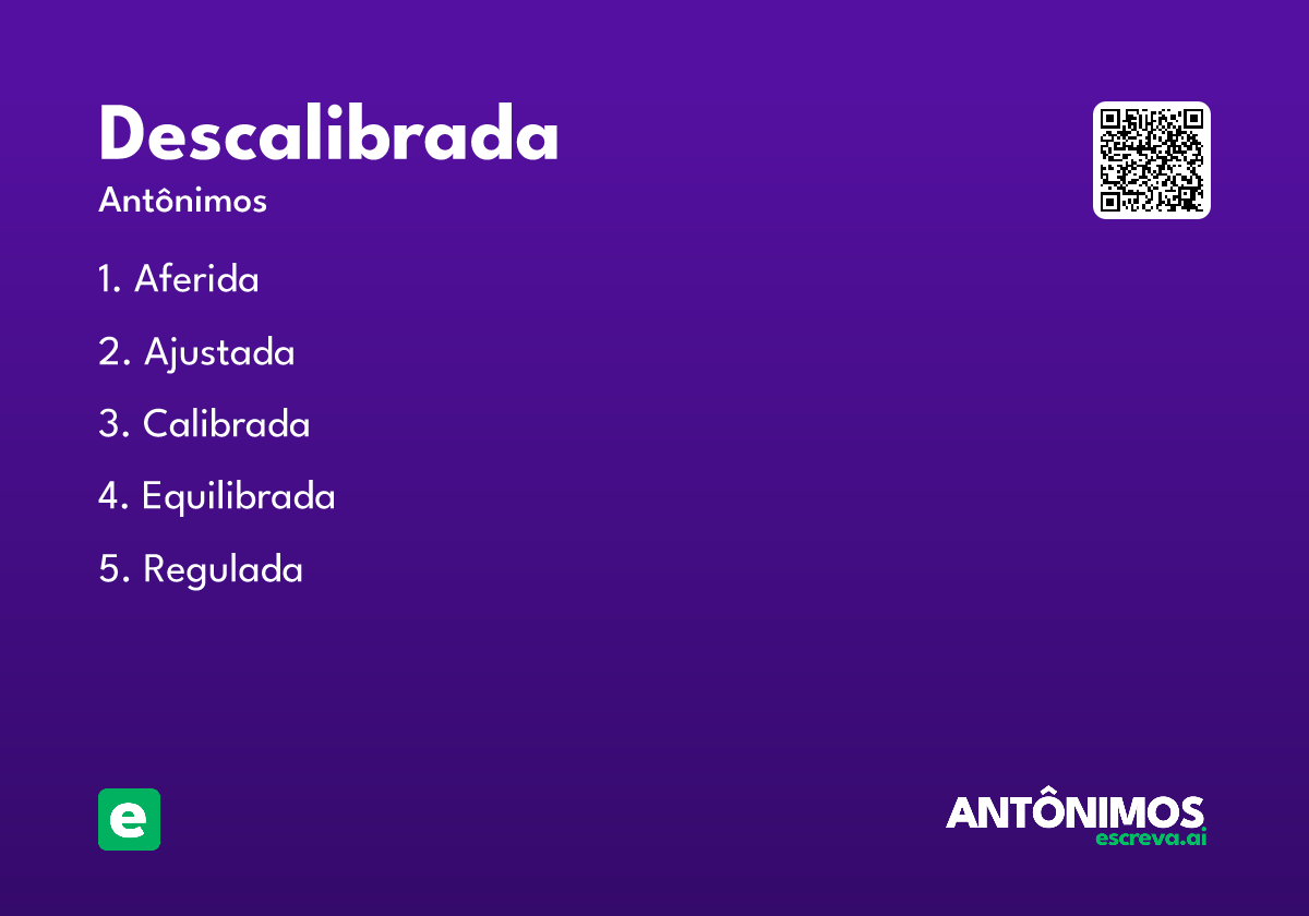 descalibrada