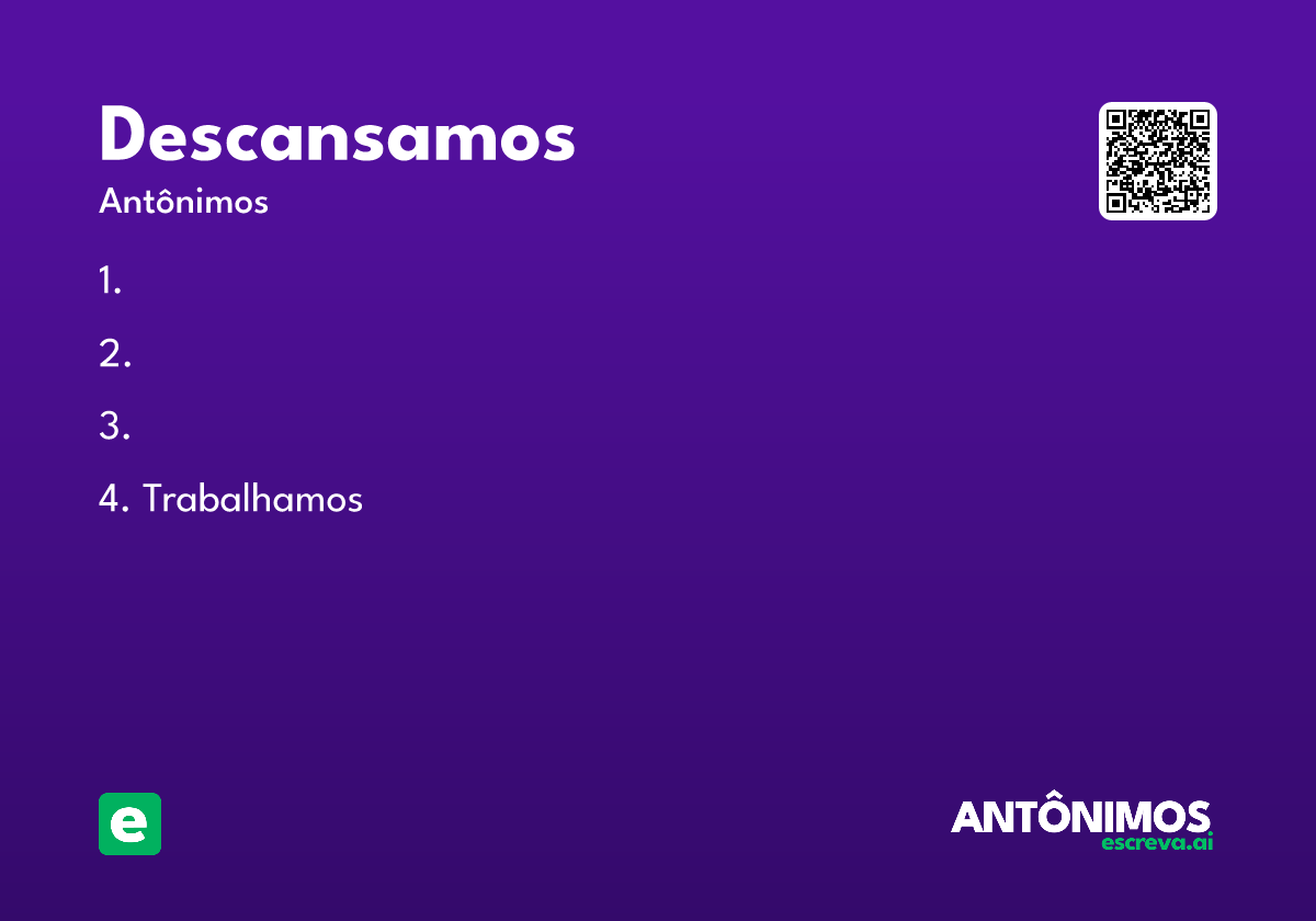descansamos