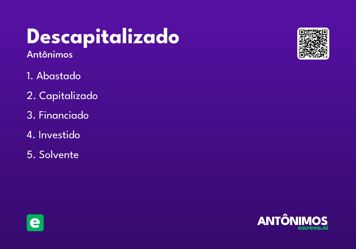 descapitalizado
