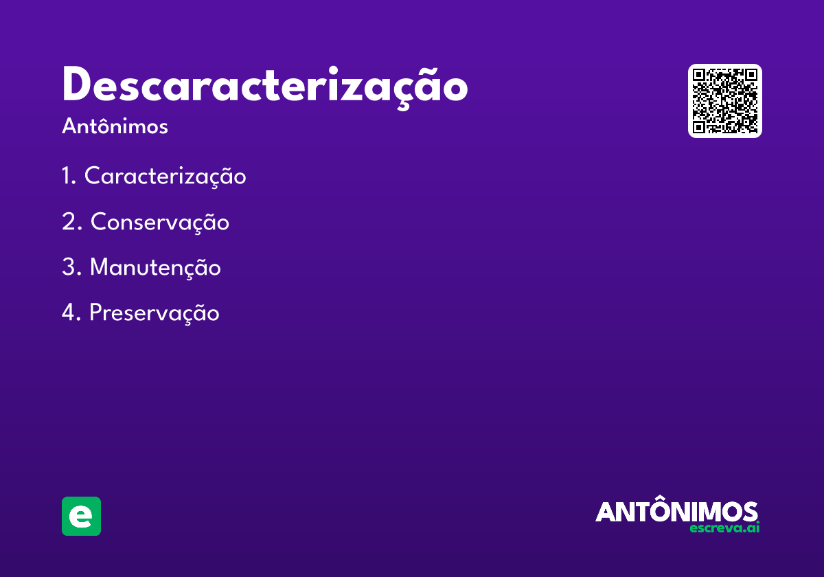 descaracterização