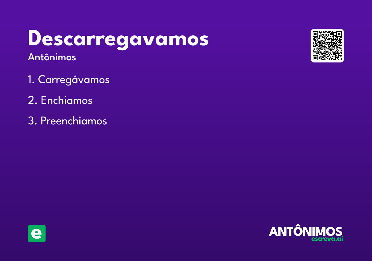 descarregavamos