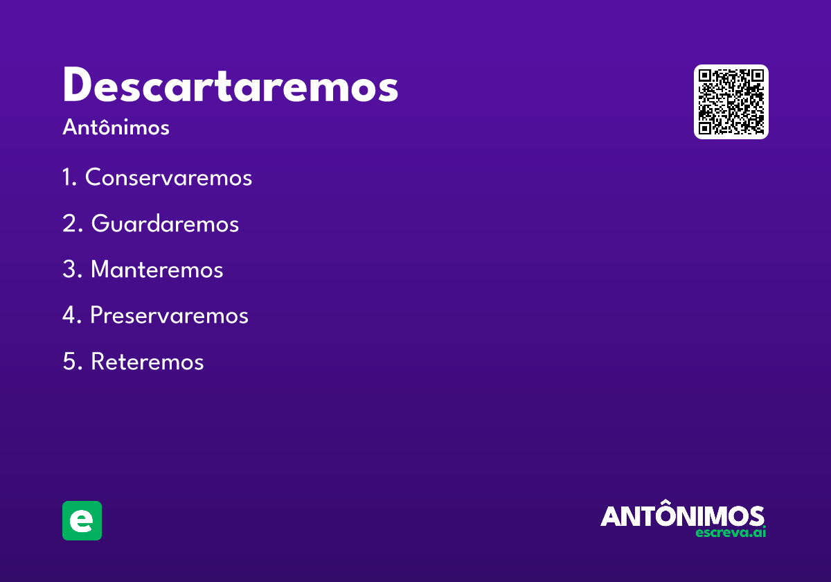descartaremos
