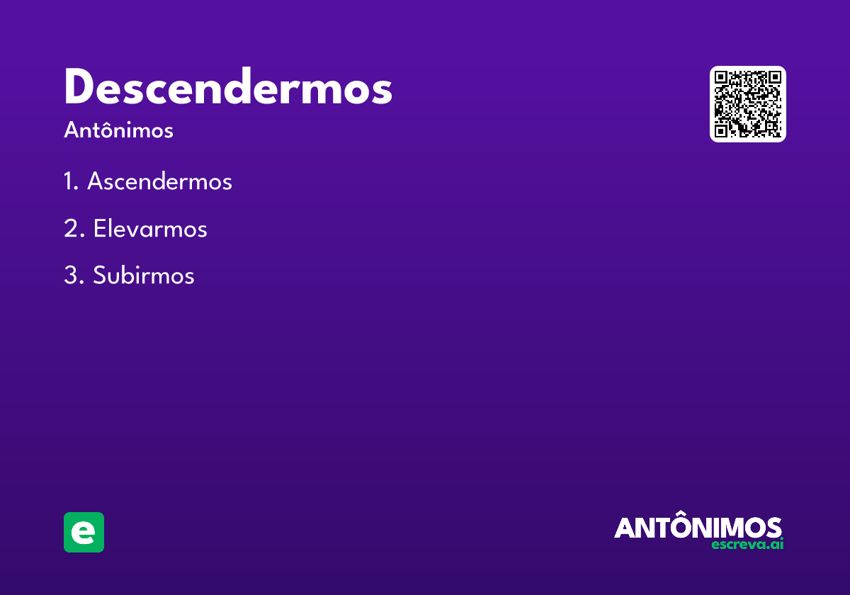 descendermos