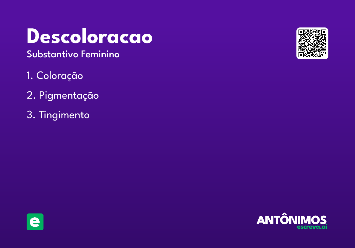 descoloracao
