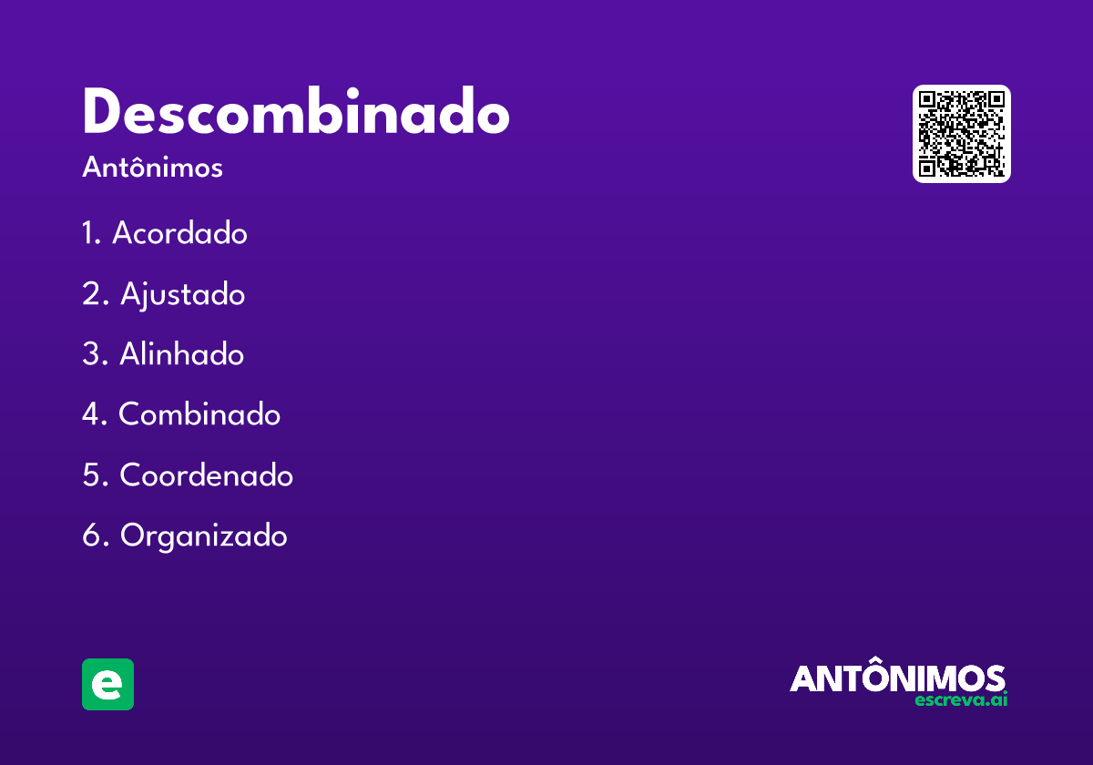 descombinado