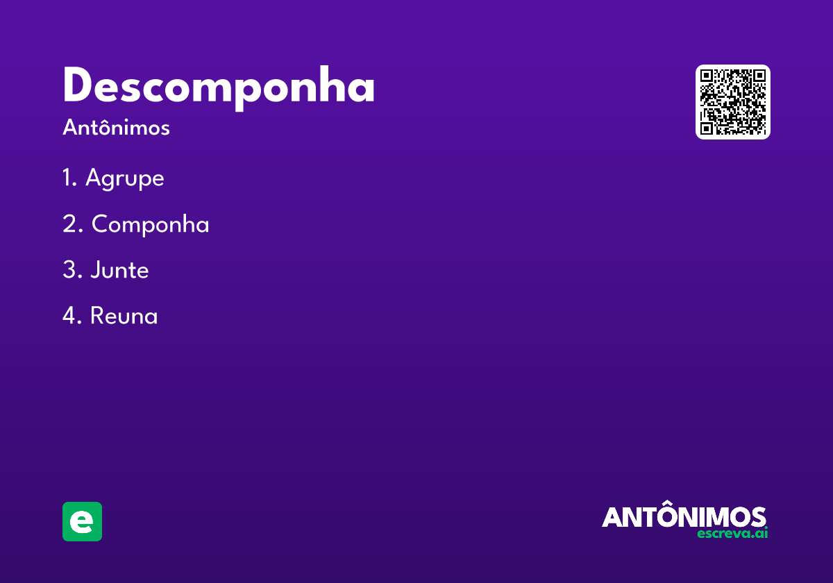 descomponha