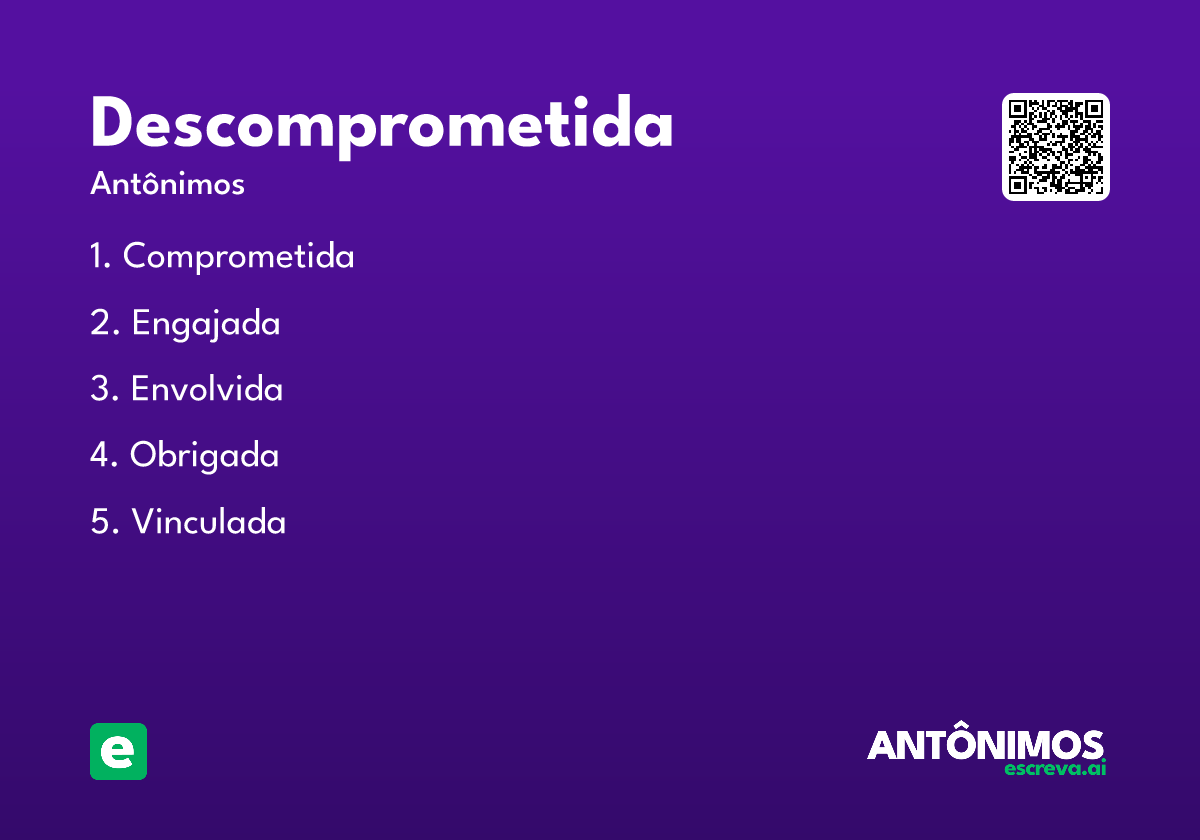 descomprometida