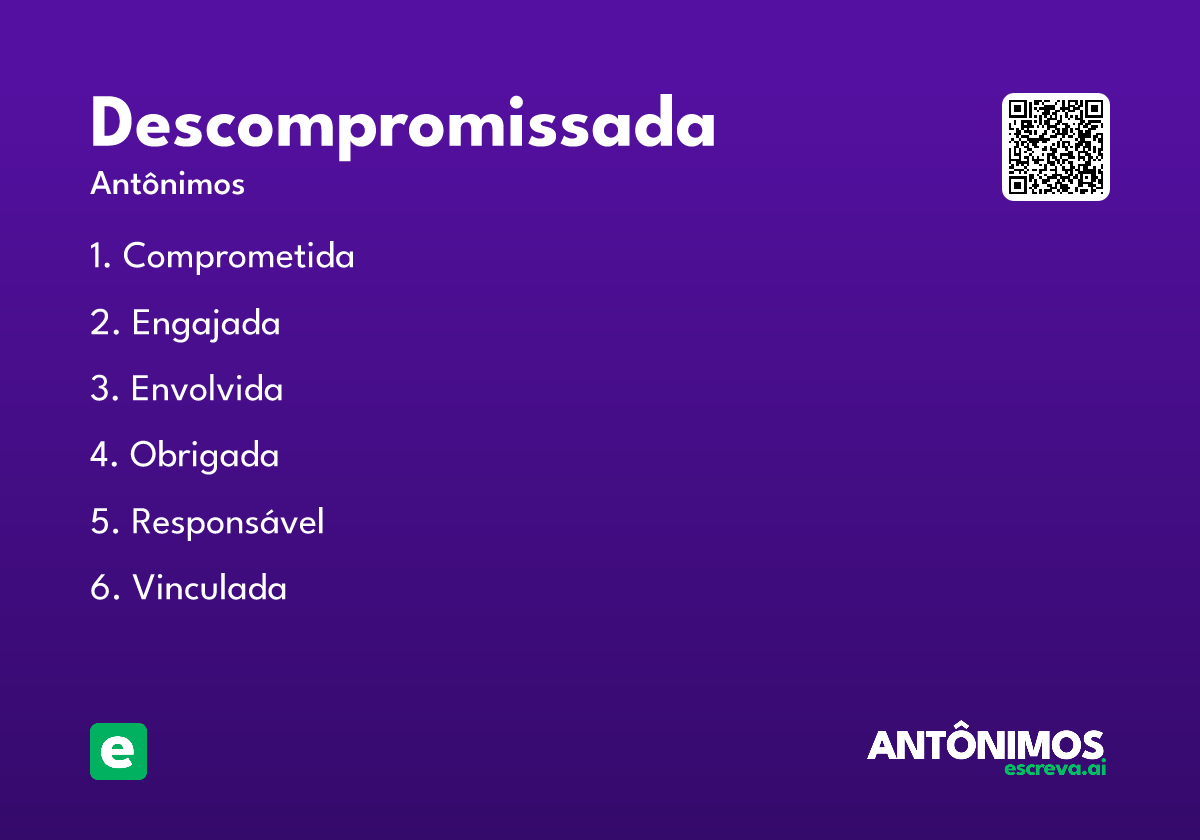 descompromissada