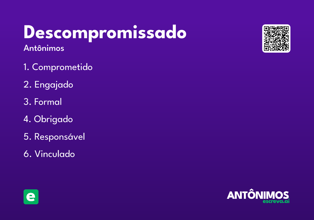 descompromissado