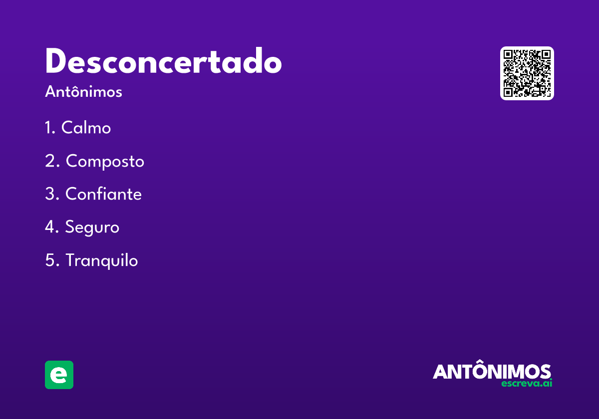 desconcertado