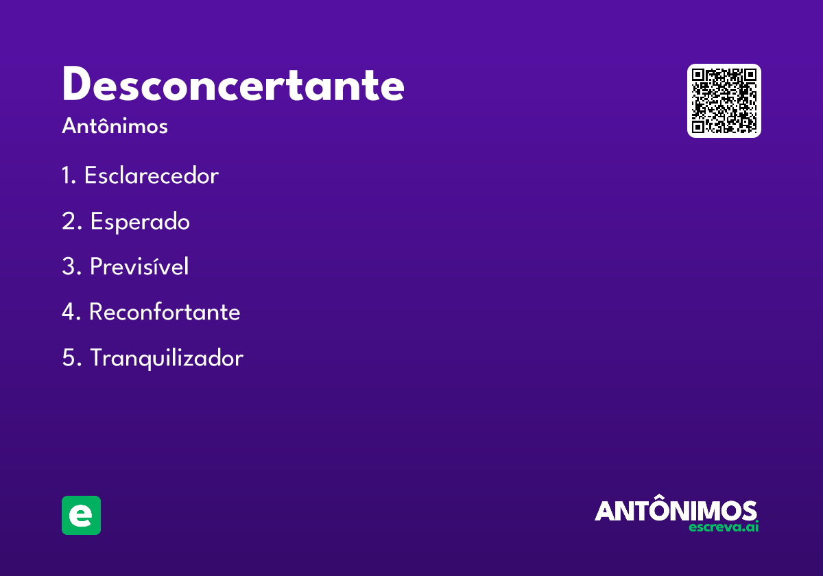 desconcertante