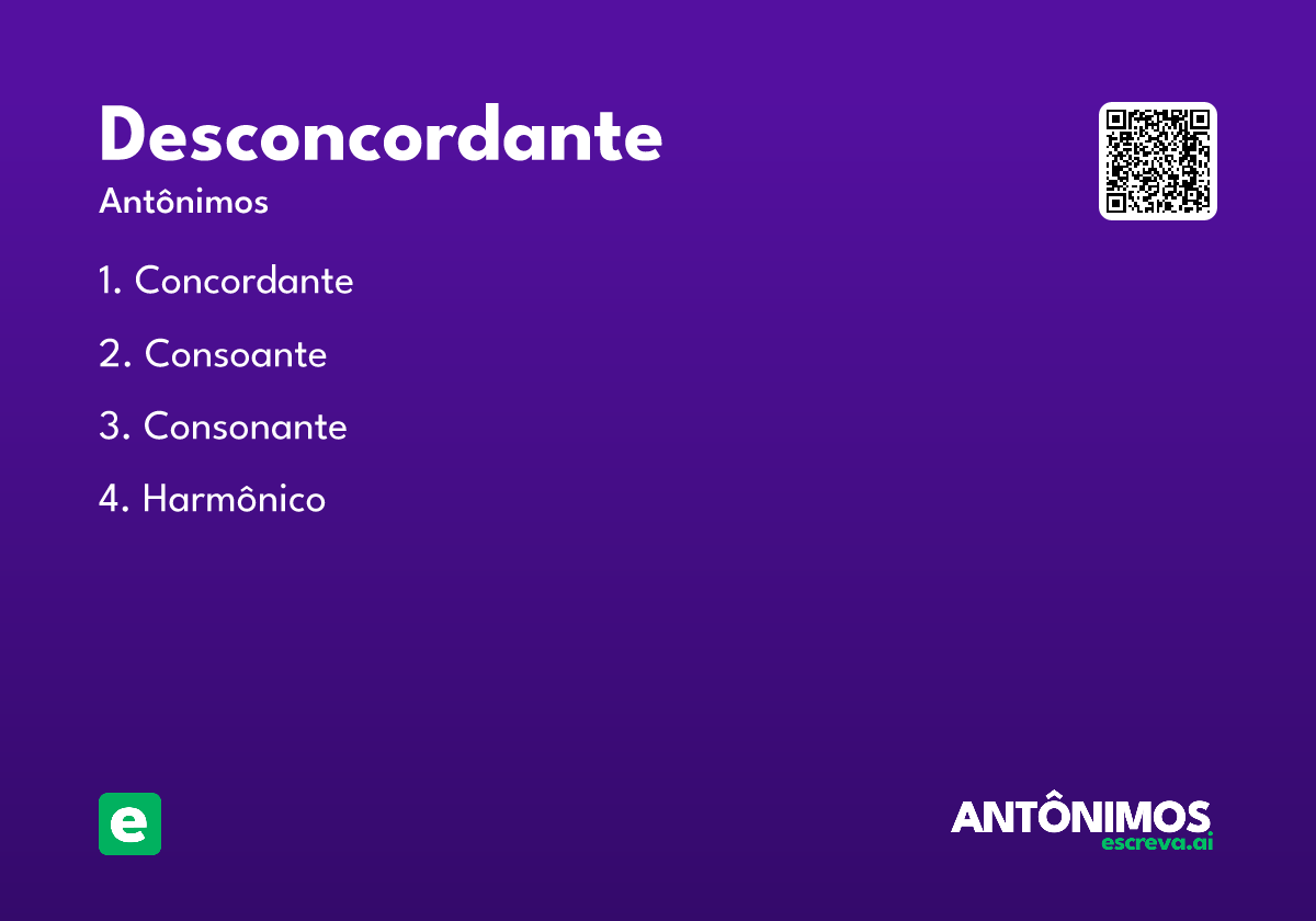 desconcordante