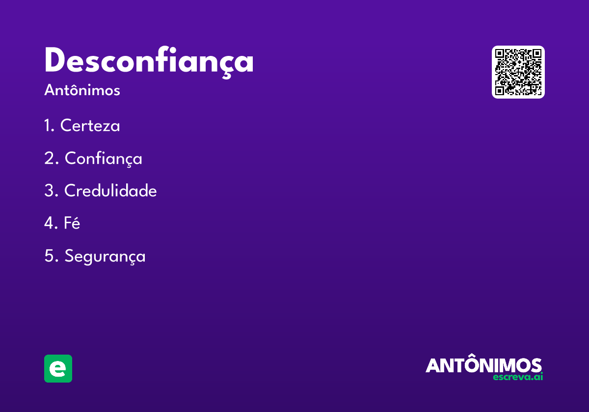 desconfiança