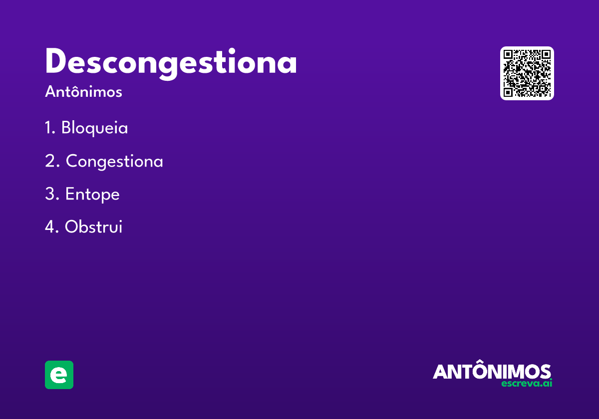 descongestiona