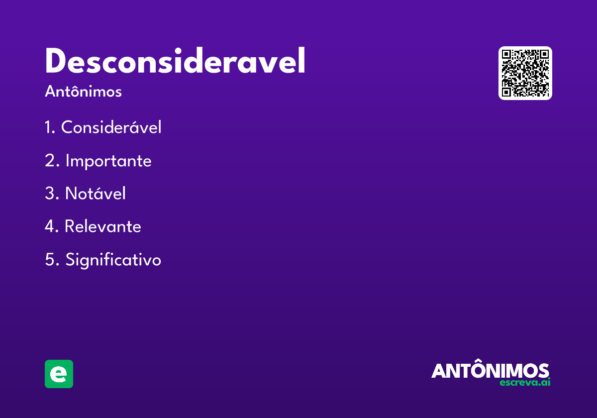 desconsideravel