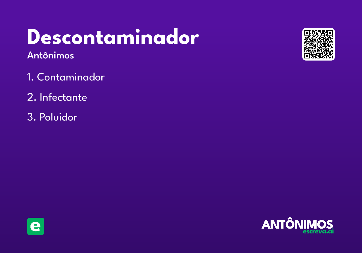descontaminador