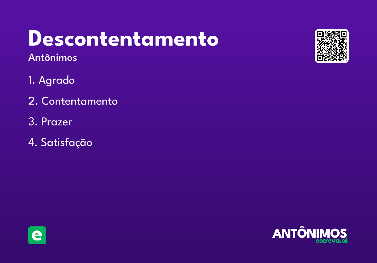 descontentamento