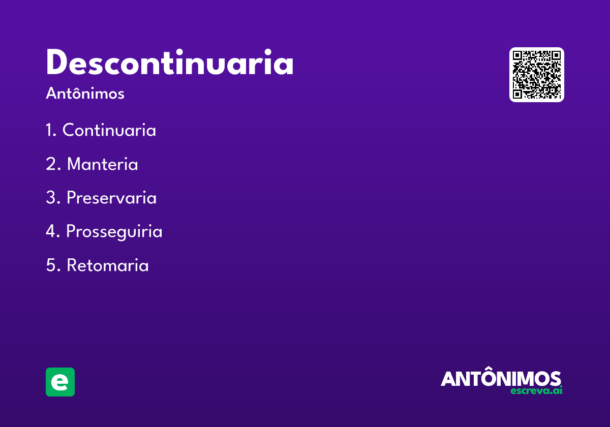 descontinuaria