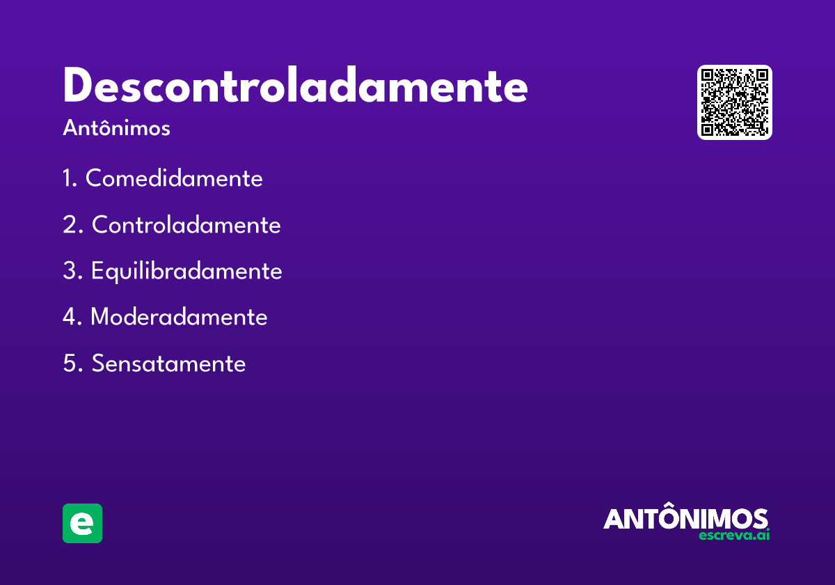 descontroladamente