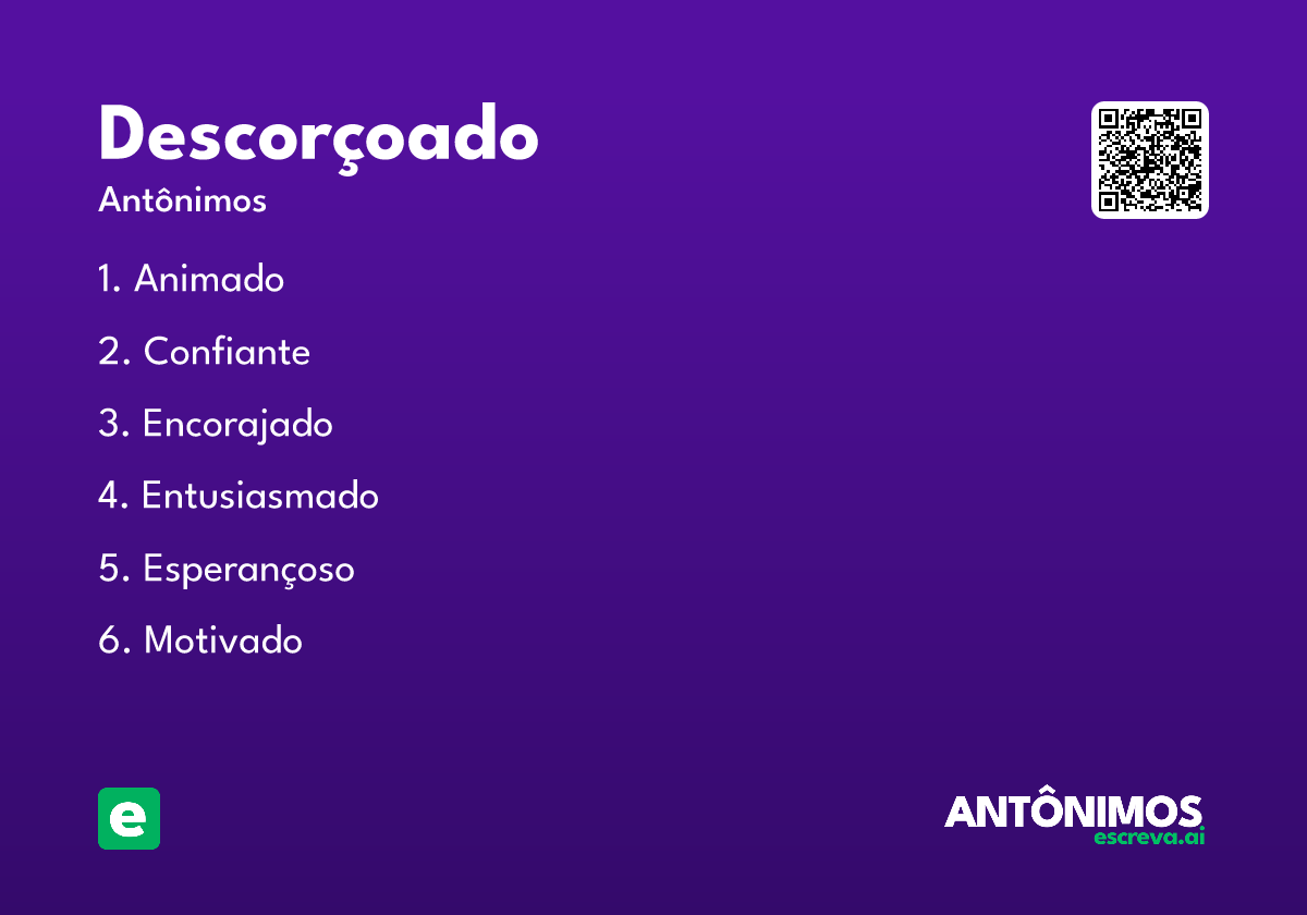 descorçoado