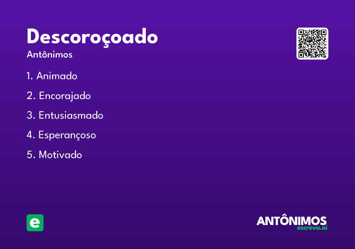 descoroçoado