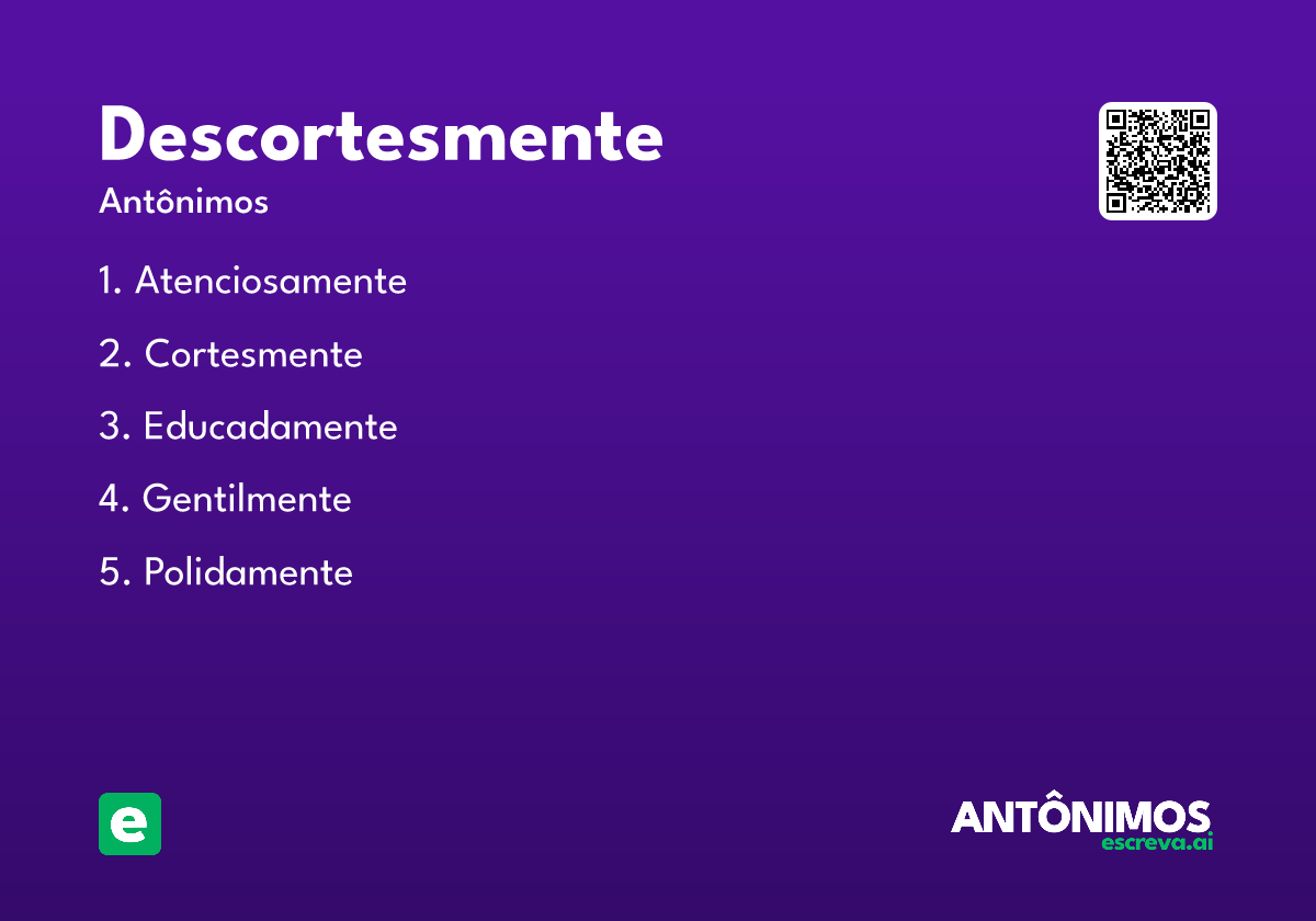 descortesmente