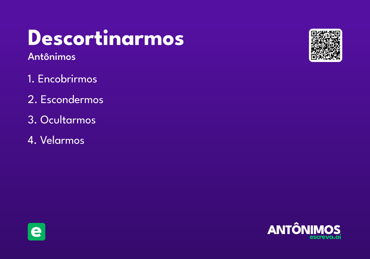 descortinarmos