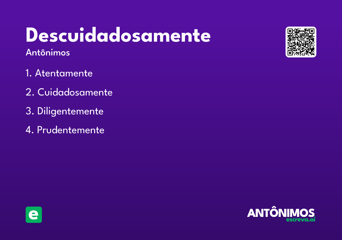 descuidadosamente