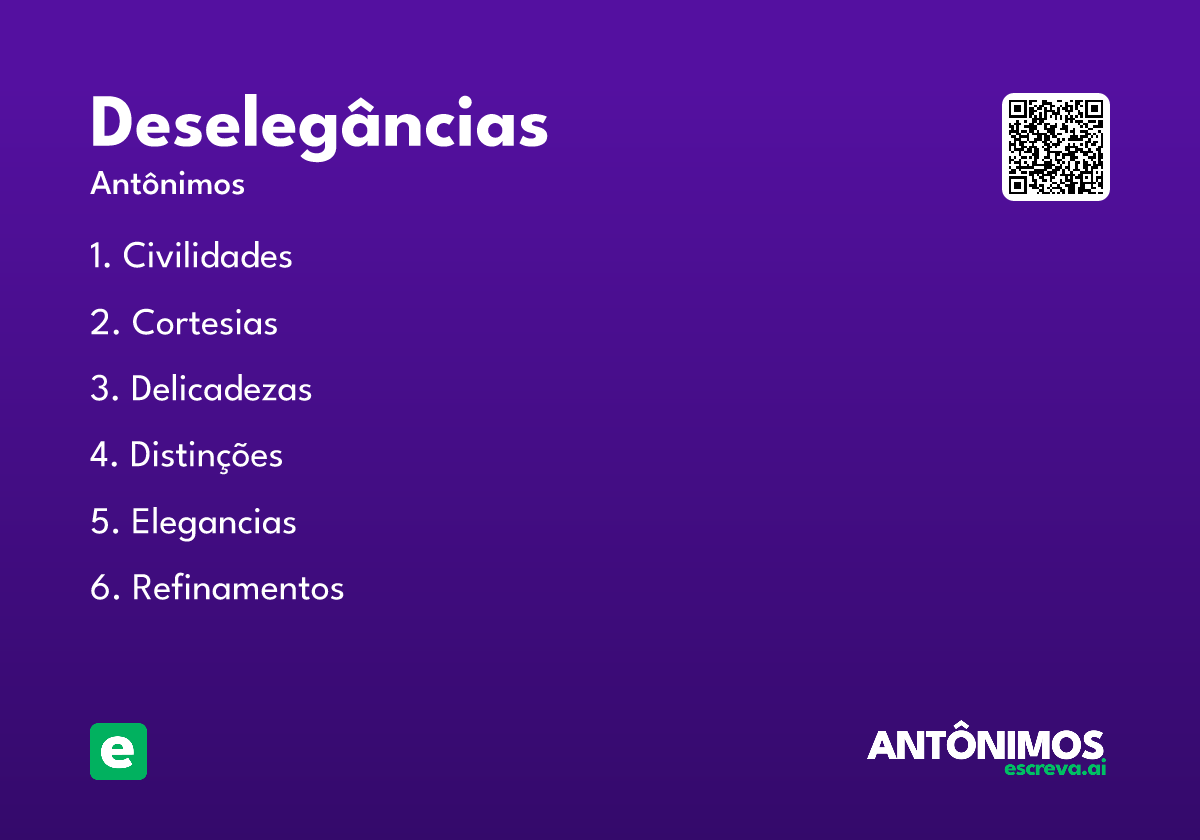 deselegâncias