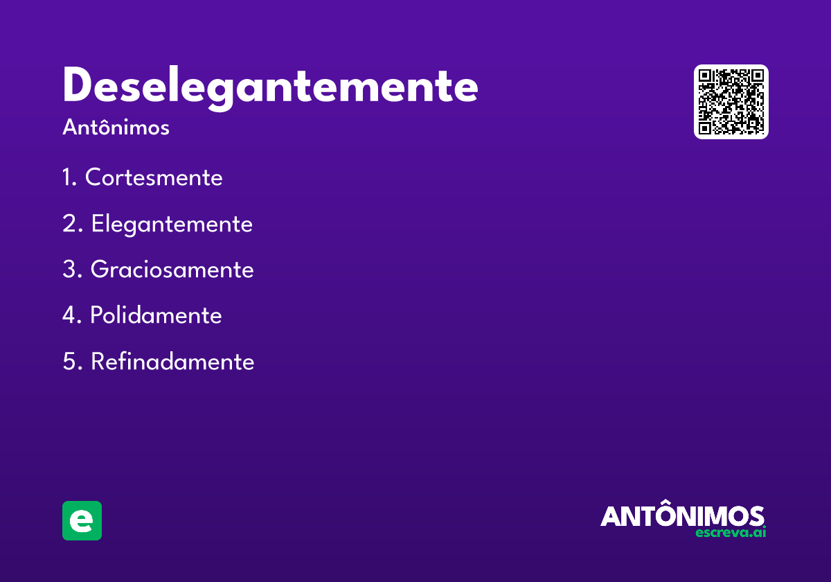 deselegantemente